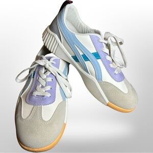 De Florance (DF) – Blue, Lavender & Teal / Eu size 38/US size 7.5 Made in Italy